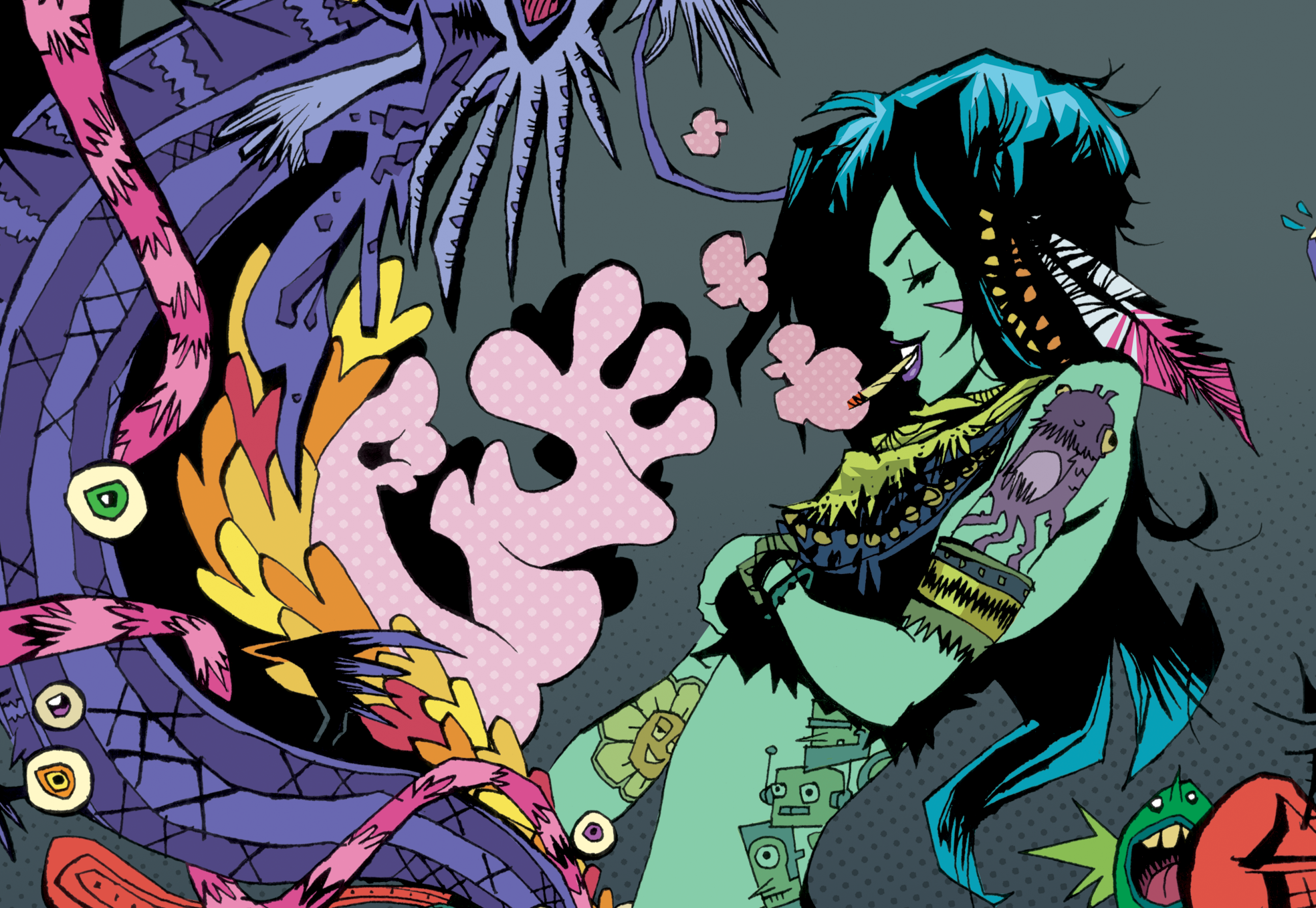 "Magive Five" by Jim Mahfood - Hero Complex Gallery
 - 2