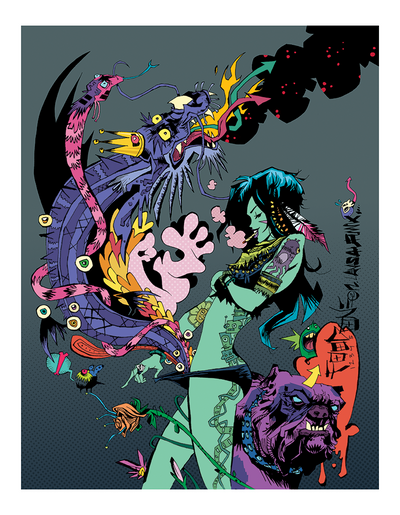 "Magive Five" by Jim Mahfood - Hero Complex Gallery
 - 1