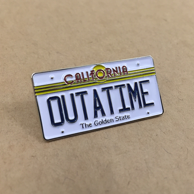 "BTTF OUTATIME Plate" Pin by Kevin M Wilson - Hero Complex Gallery