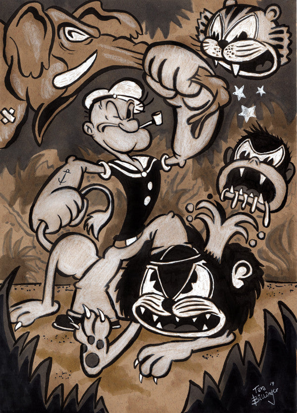 "Well, I'll crown ya! WHAM!" by Tara Billinger - Hero Complex Gallery
