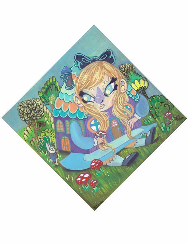 "The Mushroom" Original by Rhodora Jacob - Hero Complex Gallery