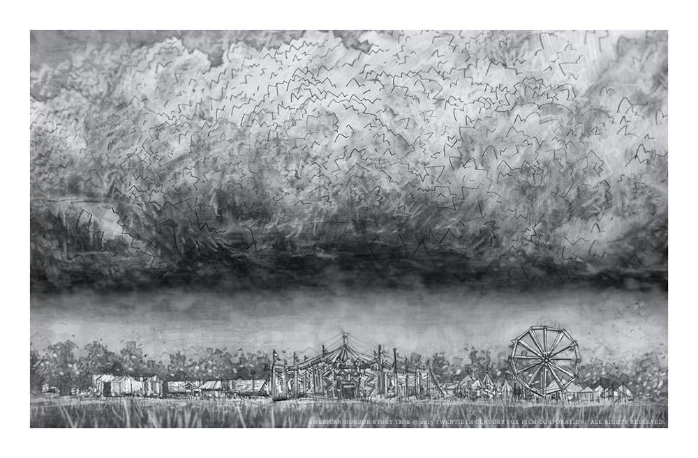 "Freak Show" Original by Tomas Overbai - Hero Complex Gallery