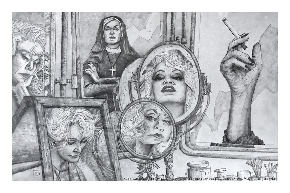 "Jessica Show" Original by Tomas Overbai - Hero Complex Gallery